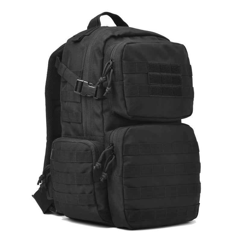 REEBOW GEAR Military Tactical Backpack Army Assault Pack Molle Bug Bag Backpacks Rucksack for Outdoor Sport Travel Hiking Camping Daypack Black - Image 3
